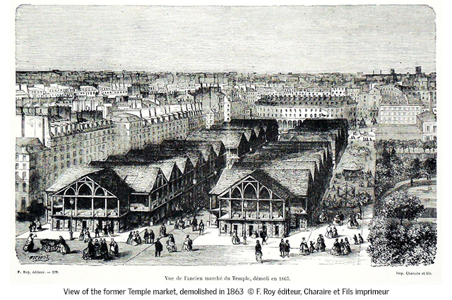 Le Carreau du Temple, 1863, Paris